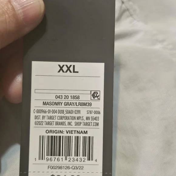 Original Use Woven Cargo shorts 6.5" Light Gray Size XXL - Picture 12 of 13